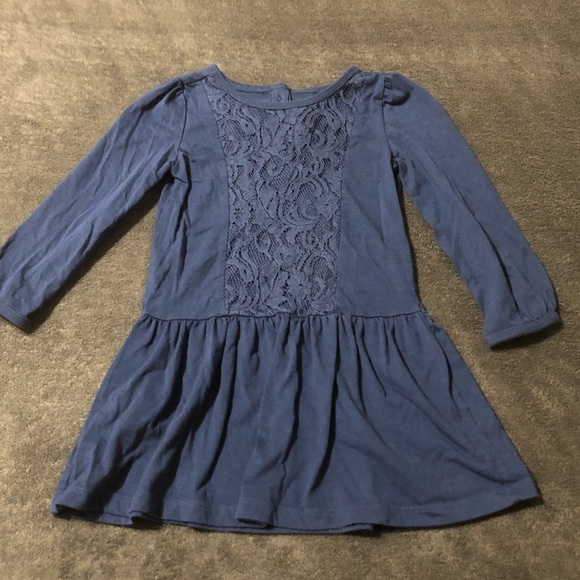 Crazy 8 Other - Crazy 8 •Navy Floral Lace Long Sleeve Shirt